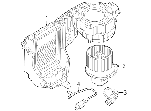 2024 Dodge Hornet Blower Motor & Fan Diagram