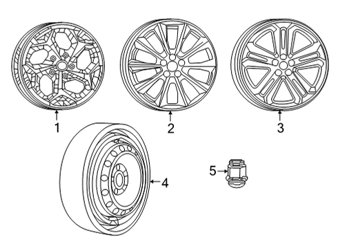 2022 Chrysler Voyager Wheels Diagram 2 - Thumbnail