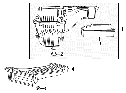 2022 Chrysler Pacifica Air Intake Diagram 1 - Thumbnail