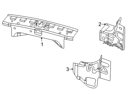 2024 Jeep Grand Cherokee L Rear Body Diagram