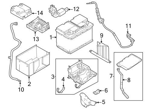 2024 Dodge Hornet Battery Current Sensor Diagram for 68618751AA