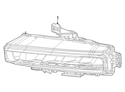 2024 Jeep Grand Cherokee Fog Lamps Diagram 1 - Thumbnail