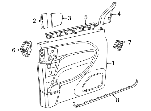 2022 Chrysler Voyager Rear Door - Electrical Diagram 2 - Thumbnail