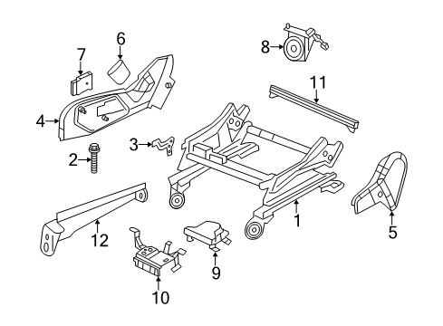 2022 Dodge Durango Tracks & Components Diagram 4 - Thumbnail