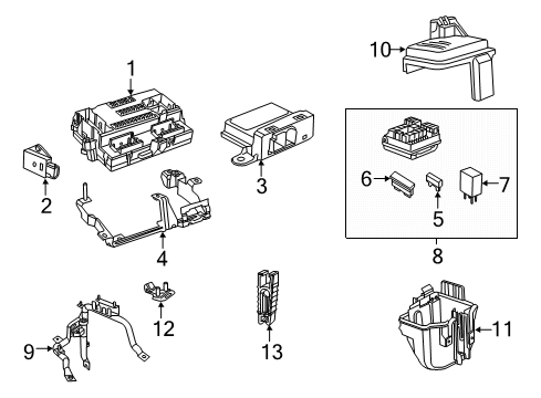 2023 Ram ProMaster 3500 Fuse & Relay Diagram