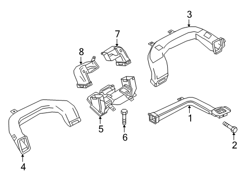 2021 Jeep Renegade Ducts Diagram