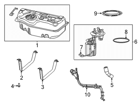 2021 Chrysler Pacifica Fuel System Components Diagram 2 - Thumbnail