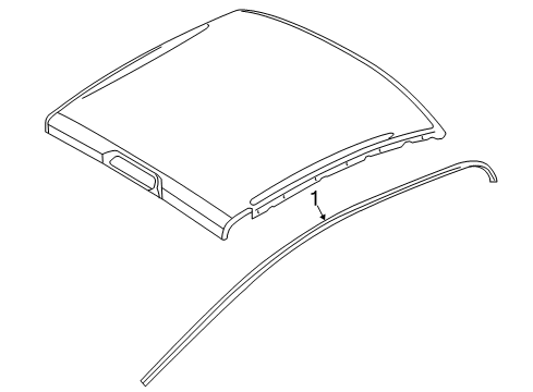 2023 Ram 1500 Classic Exterior Trim - Cab Diagram 2 - Thumbnail