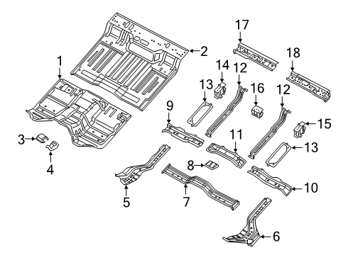 2023 Ram 1500 Floor Diagram 1 - Thumbnail