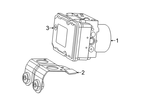 2022 Jeep Cherokee ABS Components, Electrical Diagram