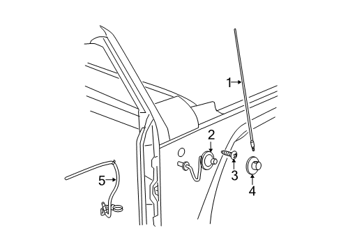 2023 Jeep Wrangler Antenna & Radio Diagram 1 - Thumbnail