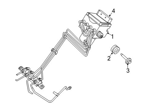 2023 Ram 1500 Classic ABS Components Diagram