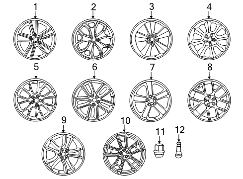 2022 Dodge Challenger Wheels Diagram