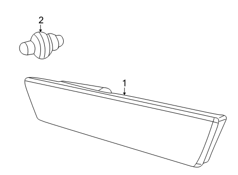 2022 Dodge Challenger Side Marker Lamps Diagram 2 - Thumbnail