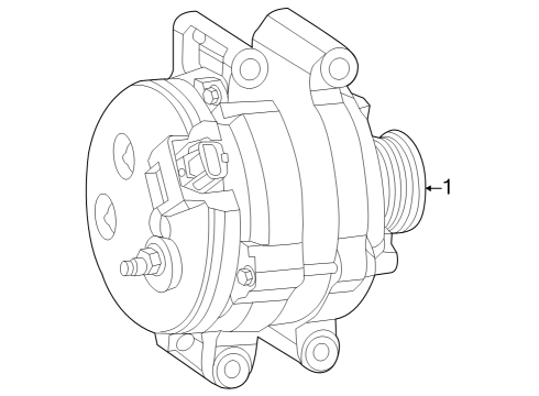 2023 Jeep Grand Cherokee Alternator Diagram for 56029710AB