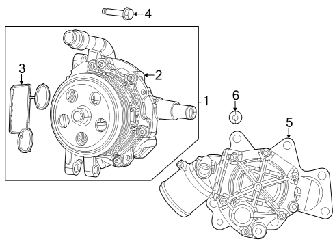 2024 Jeep Wagoneer L Water Pump Diagram
