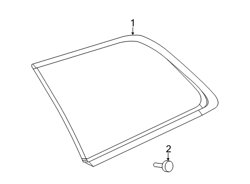 2023 Jeep Cherokee Glass & Hardware  Diagram