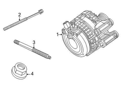 2022 Jeep Gladiator Alternator Diagram 2 - Thumbnail