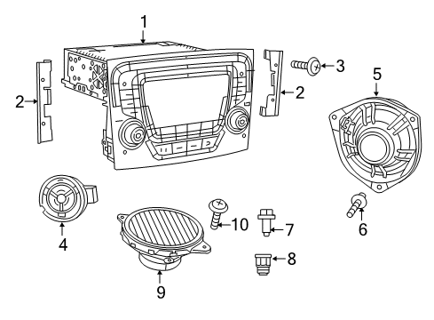2022 Ram ProMaster City Sound System Diagram