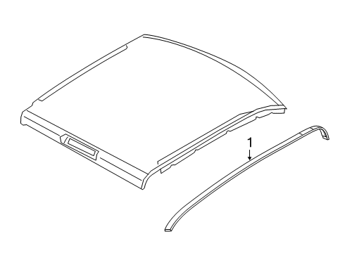 2022 Ram 3500 Exterior Trim - Cab Diagram 2 - Thumbnail