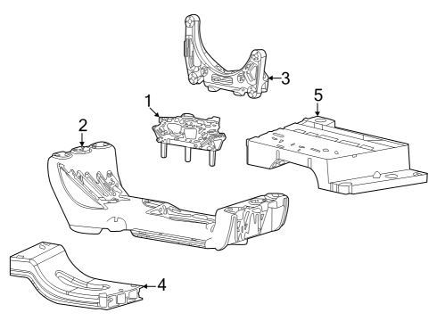 2024 Jeep Grand Cherokee Engine & Trans Mounting Diagram 5 - Thumbnail