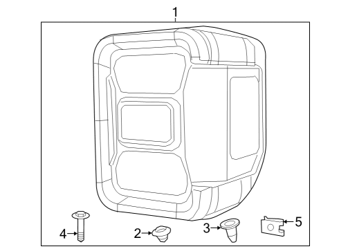 2022 Jeep Gladiator Combination Lamps Diagram 3 - Thumbnail