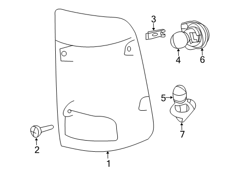 2023 Ram 1500 Classic Tail Lamps Diagram