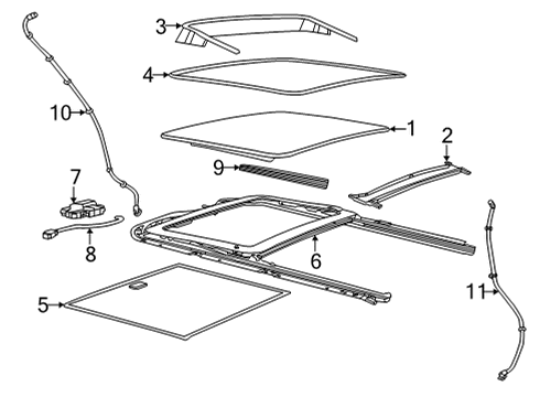 2023 Jeep Grand Cherokee L Sunroof - Electrical Diagram 2 - Thumbnail