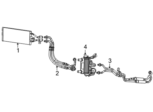 2021 Jeep Grand Cherokee L Oil Cooler Diagram 1 - Thumbnail
