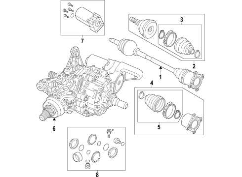 2018 Jeep Renegade Transfer Case Diagram for 68528392AB