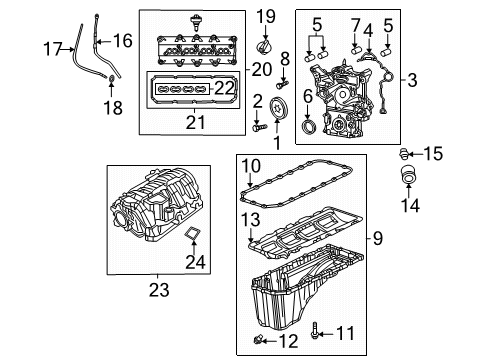 2023 Dodge Durango Engine Parts & Mounts, Timing, Lubrication System Diagram 2 - Thumbnail
