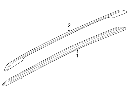 2024 Jeep Grand Cherokee Luggage Carrier Diagram 1 - Thumbnail