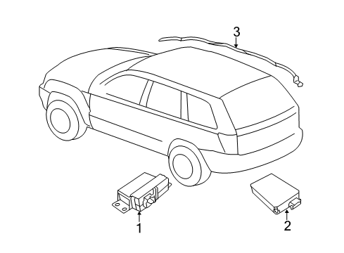 2023 Dodge Durango Electrical Components Diagram 1 - Thumbnail