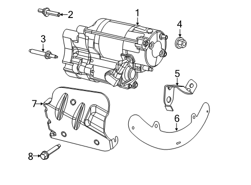 2022 Dodge Challenger Starter Diagram 4 - Thumbnail