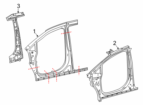 2023 Chrysler Voyager Aperture Panel Diagram