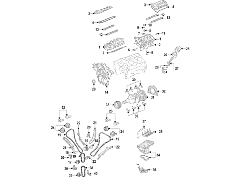2023 Jeep Wrangler Engine Parts & Mounts, Timing, Lubrication System Diagram 7 - Thumbnail