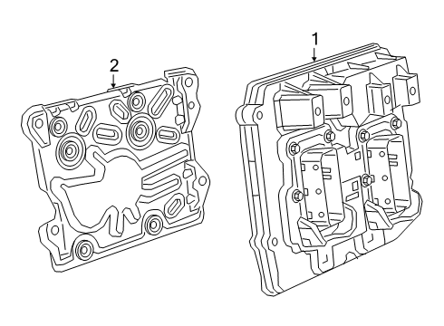 2022 Ram 2500 PCM Diagram for 68569934AA