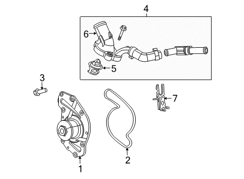 2022 Dodge Challenger Water Pump Diagram 1 - Thumbnail