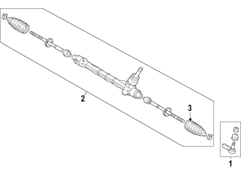 2021 Jeep Renegade Steering Column & Wheel, Steering Gear & Linkage Diagram 4 - Thumbnail