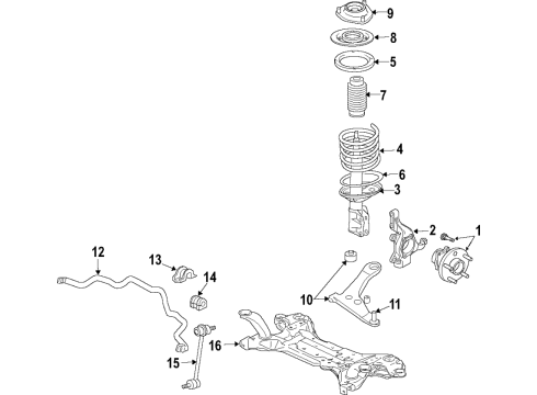 2015 Chrysler 200 Upper Seat Diagram for 68565579AA