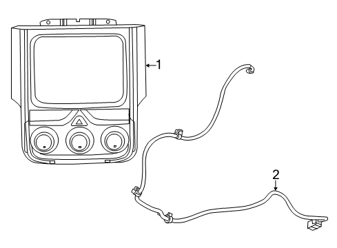 2021 Ram 1500 Classic Navigation System Diagram