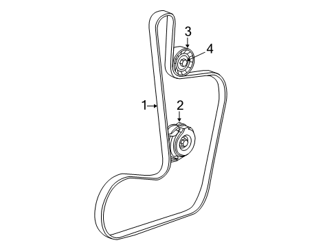 2021 Dodge Charger Belts & Pulleys, Maintenance Diagram 1 - Thumbnail