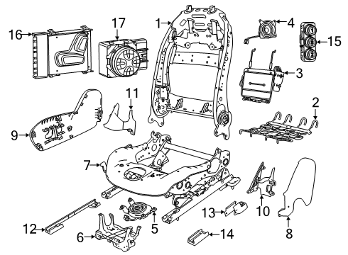 2022 Jeep Cherokee Tracks & Components Diagram 1 - Thumbnail