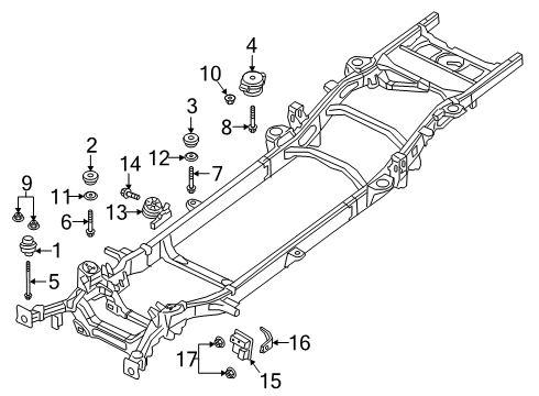 2023 Ram 1500 Frame & Components Diagram 3 - Thumbnail