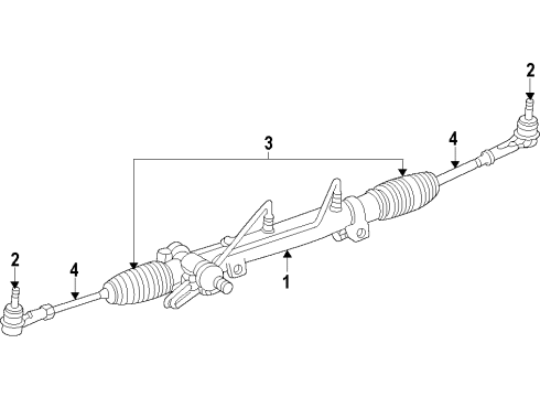 2022 Chrysler 300 Steering Column & Wheel, Steering Gear & Linkage Diagram 2 - Thumbnail