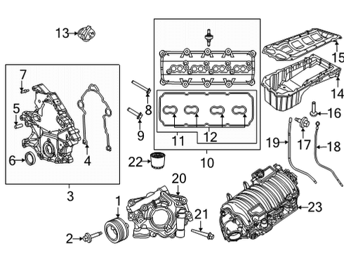 2023 Jeep Wrangler Engine Parts & Mounts, Timing, Lubrication System Diagram 4 - Thumbnail