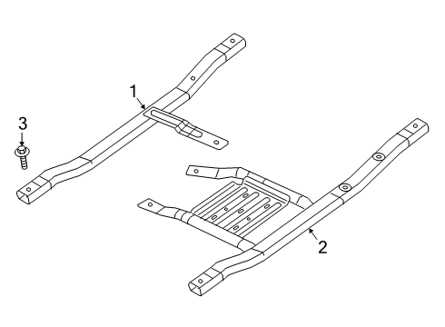 2021 Jeep Gladiator Skid Plate Diagram for 68536129AA