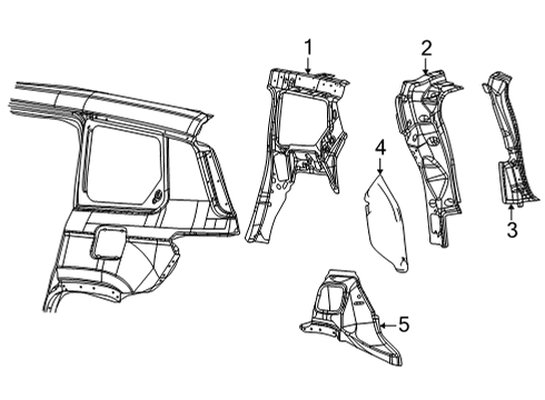 2024 Jeep Grand Cherokee L Inner Structure  Diagram