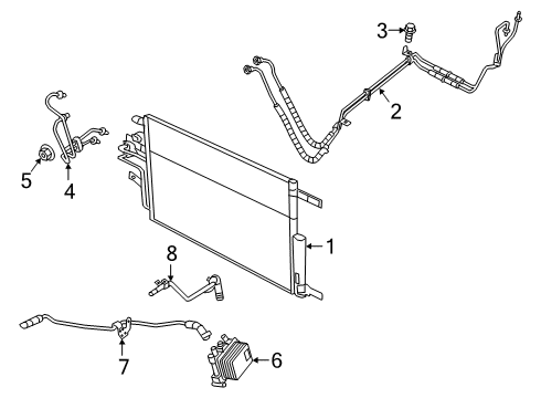 2022 Ram 1500 Trans Oil Cooler Diagram 1 - Thumbnail