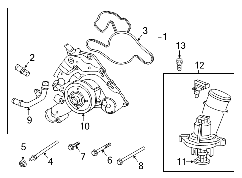 2022 Ram 2500 Water Pump Diagram 1 - Thumbnail